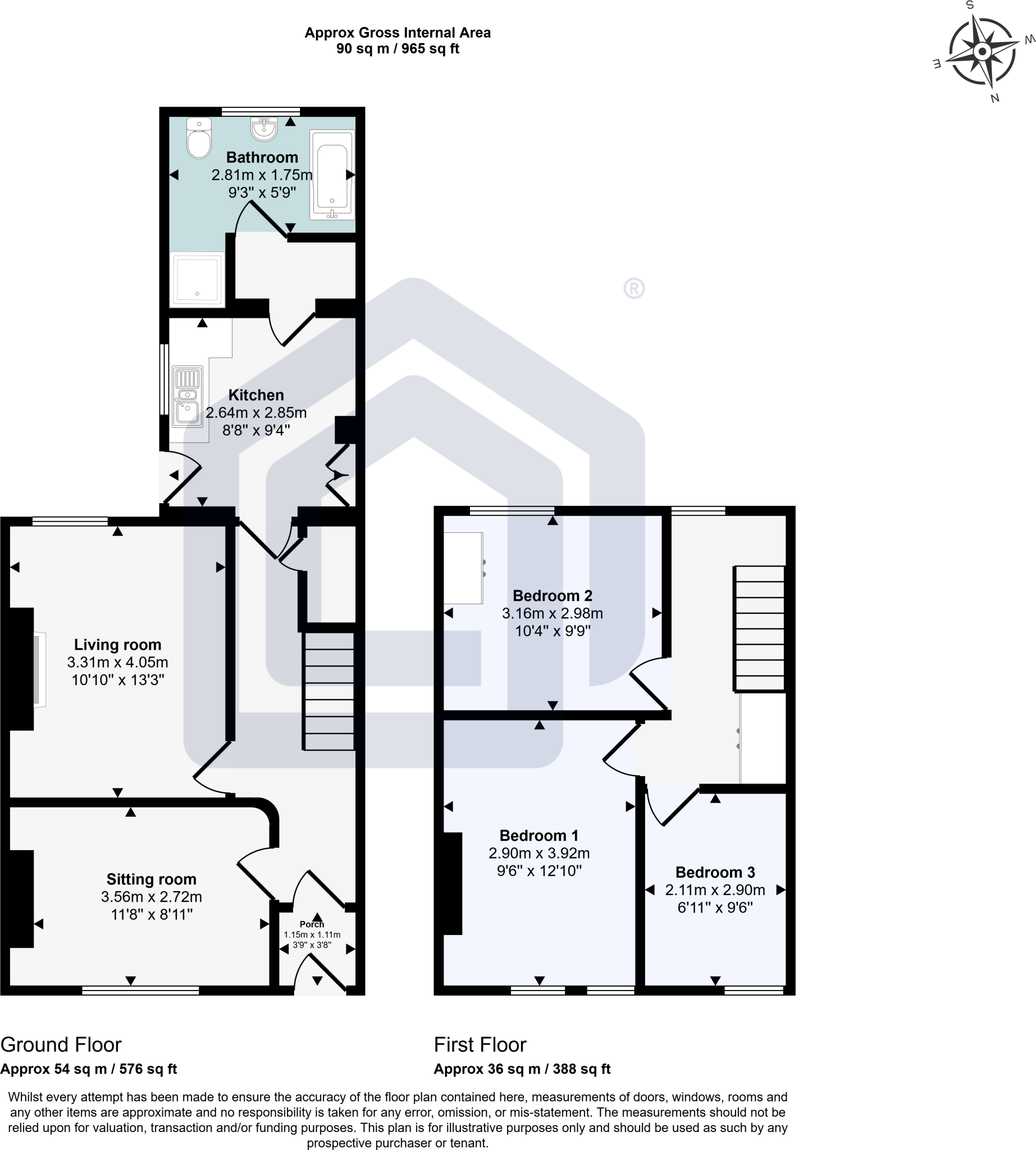 201 Cwmamman Road
Garnant, Ammanford, SA18 1LS floorplan