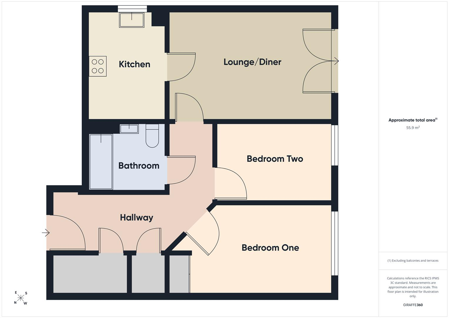 Churchbury House, Waltham Cross floorplan