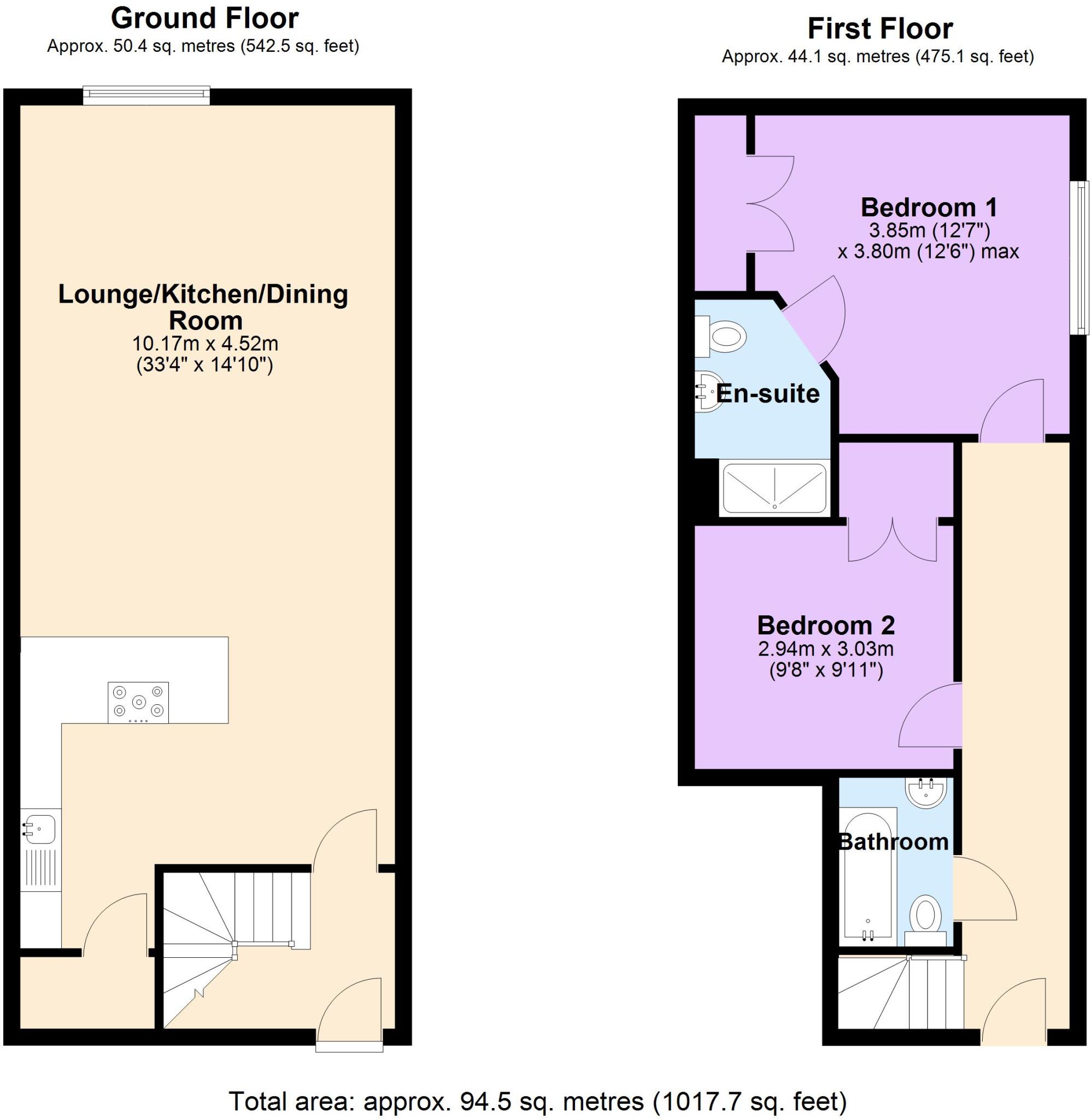 Wexler Lofts, 100 Carver Street, Jewellery Quarter floorplan