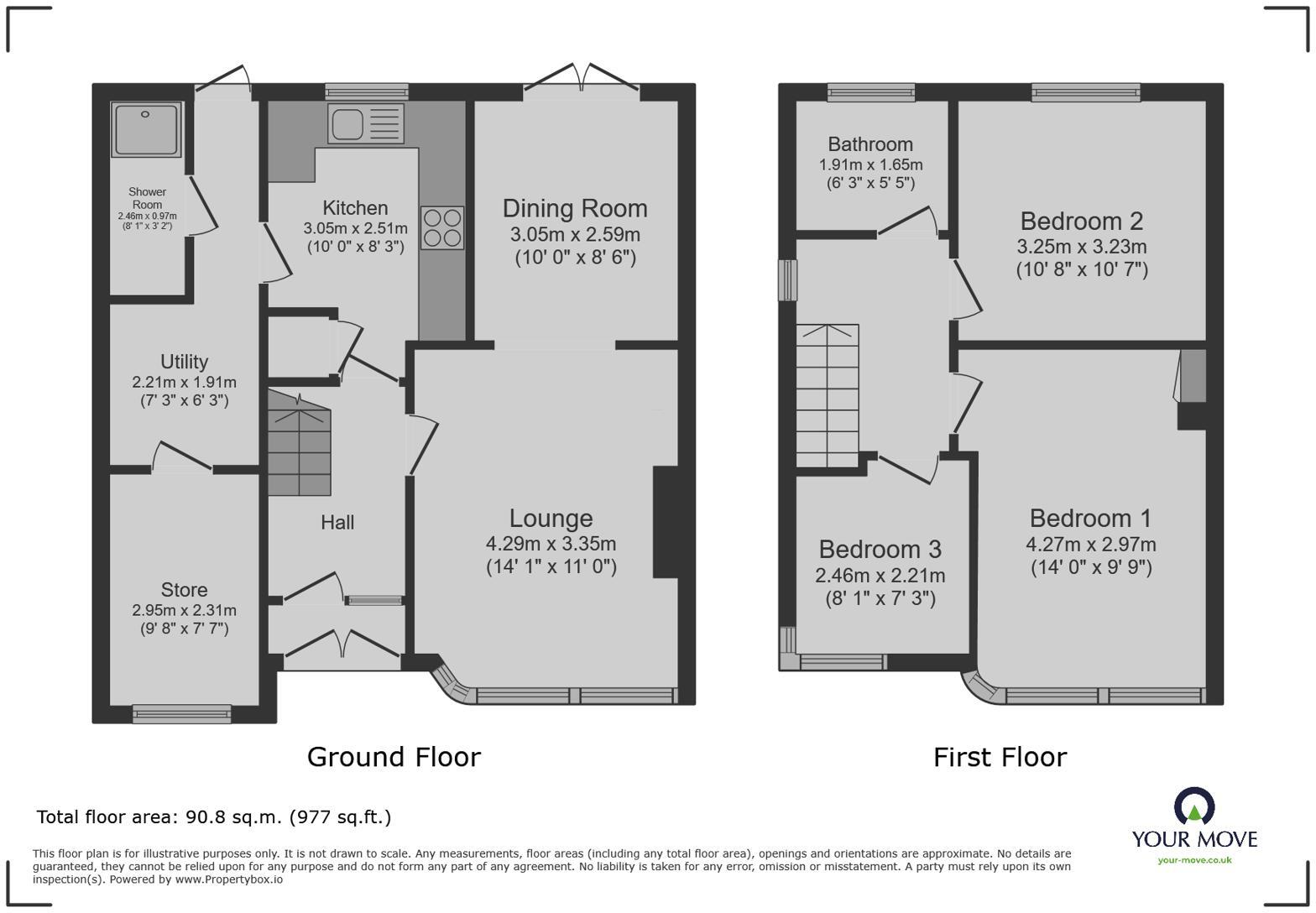 Carlton Crescent, Chatham, Kent, ME5 floorplan