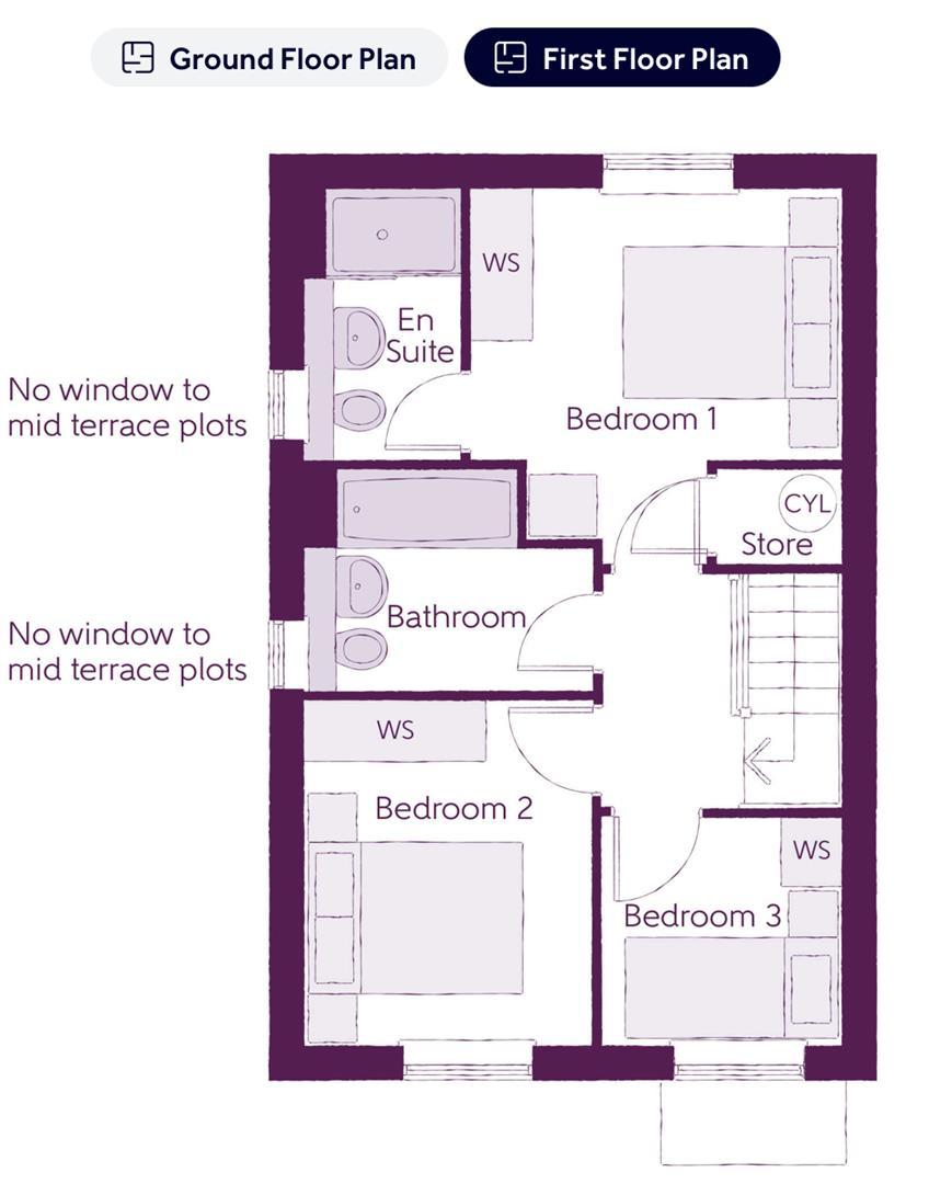 Lark's Place, Kennett Garden Village, Kennett floorplan