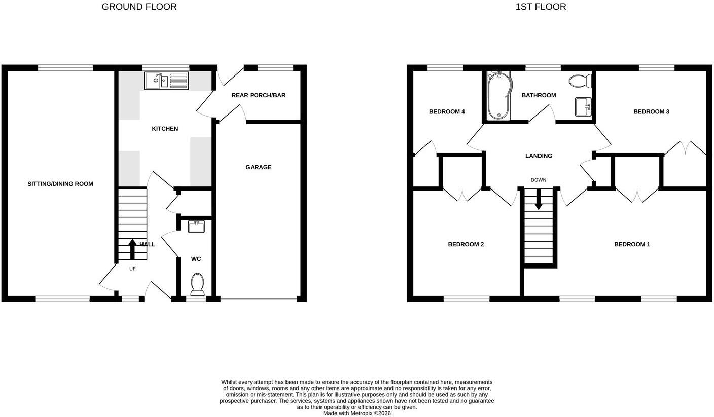 Bridle Close, Hookhills, Paignton floorplan