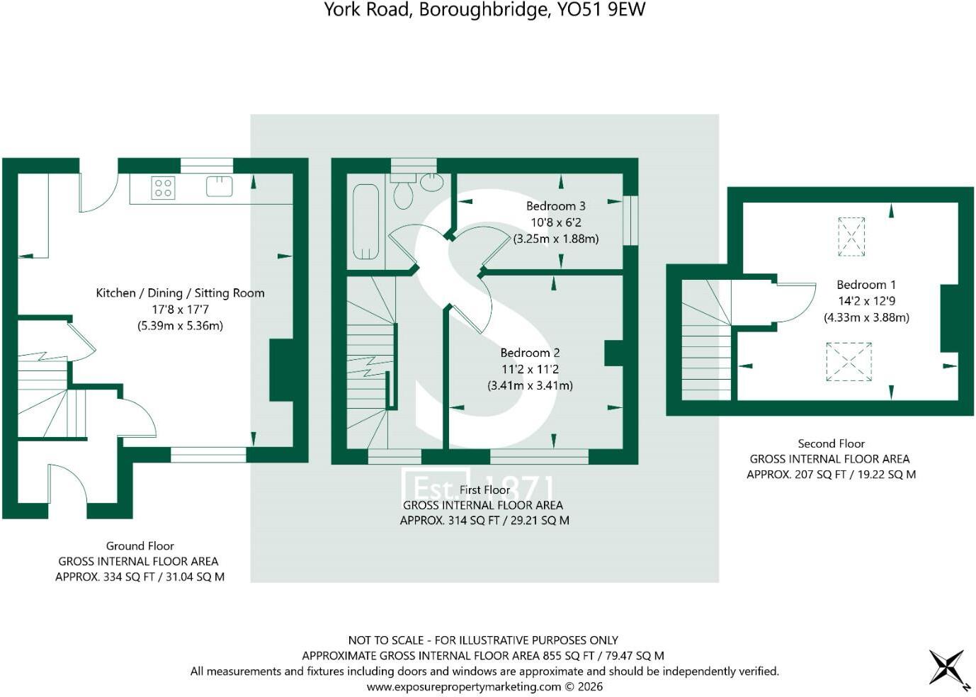 York Road, Boroughbridge, York floorplan