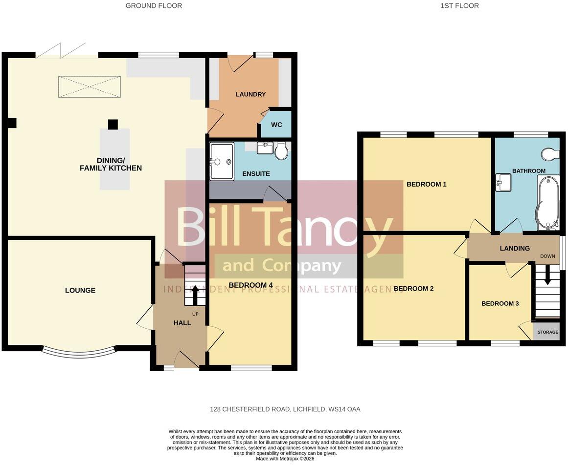 Chesterfield Road, Lichfield, WS14 floorplan