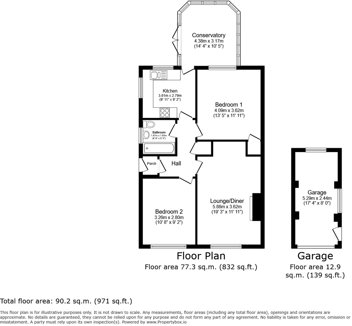 St. Davids Road, Abergele, LL22 floorplan