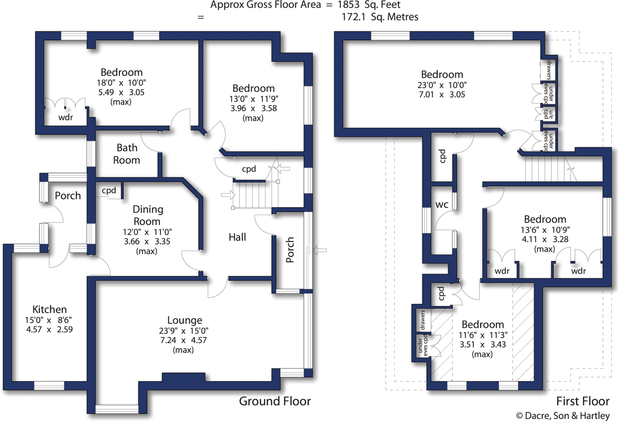 Broomfield, Leeds, West Yorkshire, LS16 floorplan