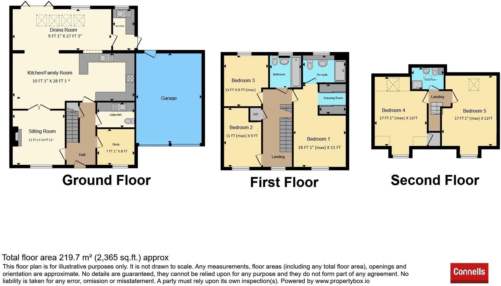 Flint Close, Southam floorplan