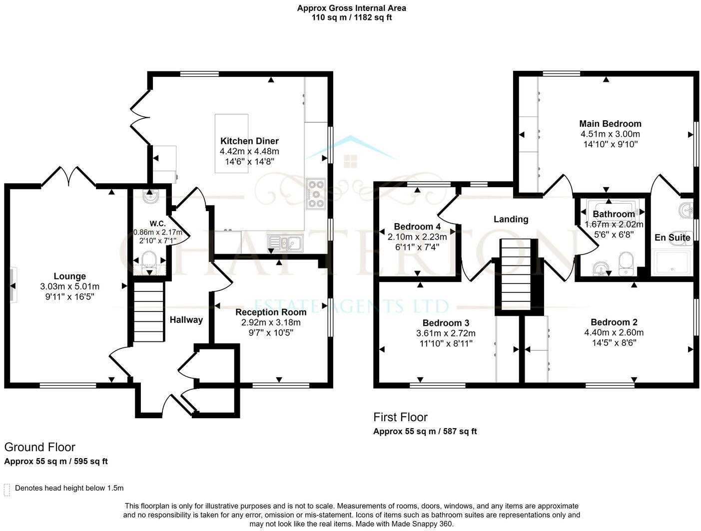 Costard Lane, Evesham, WR11 3JF floorplan