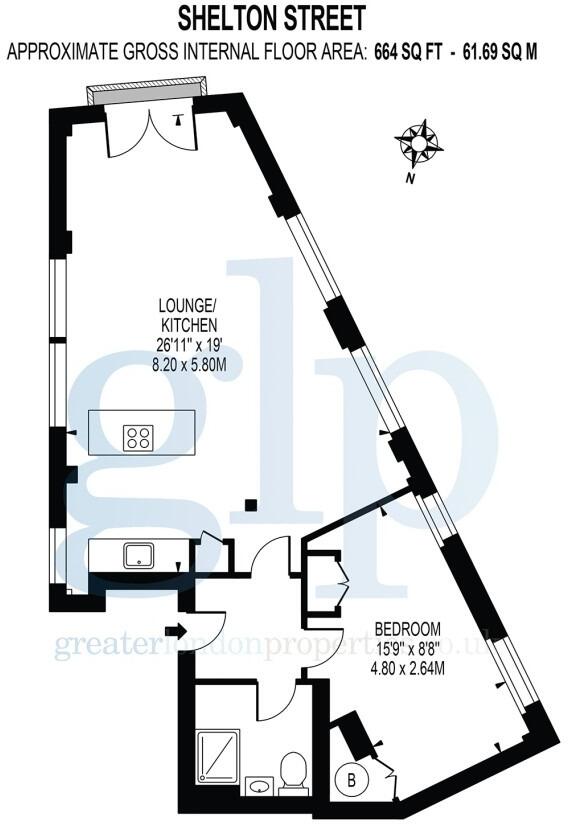 Shelton Street, Covent Garden, WC2H floorplan
