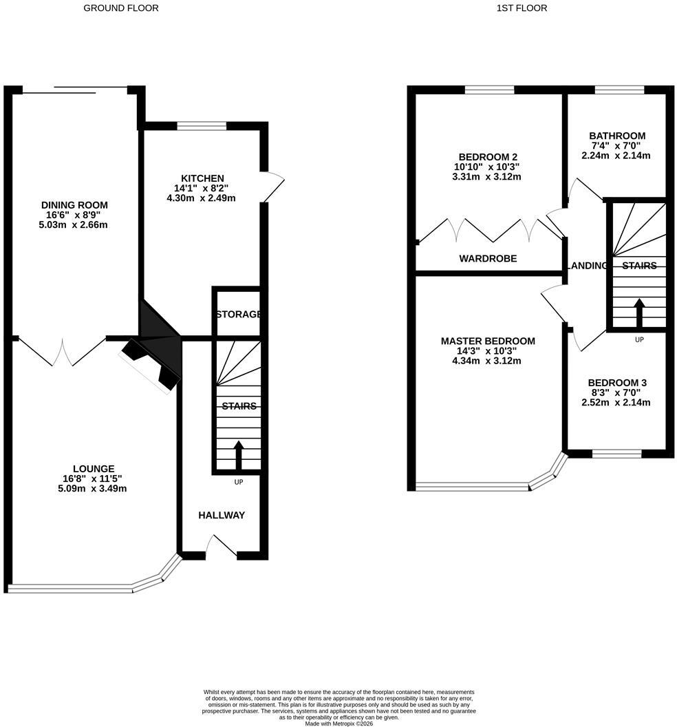 No.8 The Ringway, Queniborough, Leicestershire floorplan