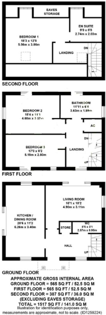 Oakwood Place, Hill Street, Calmore, floorplan