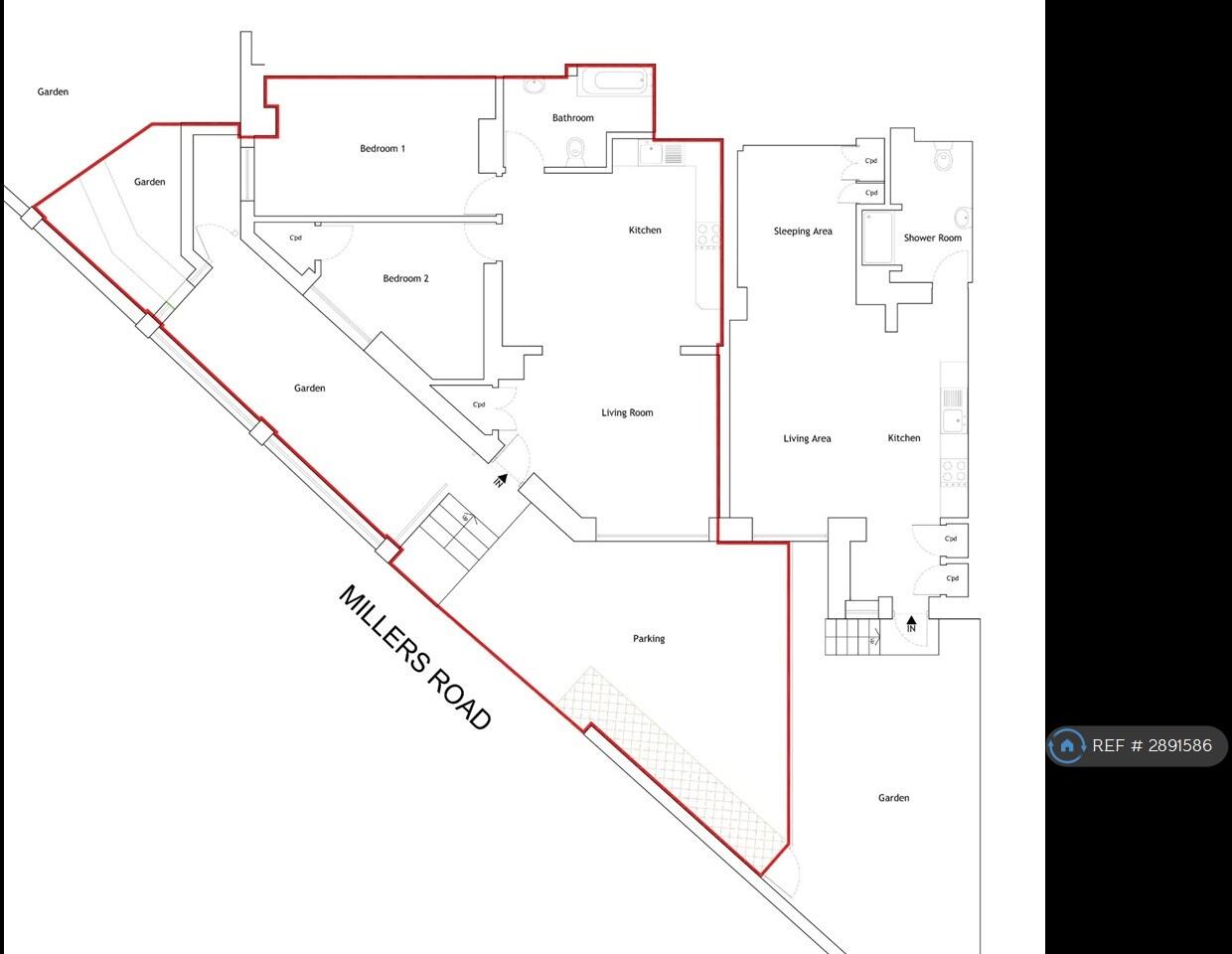 Millers Road, Brighton, BN1 floorplan