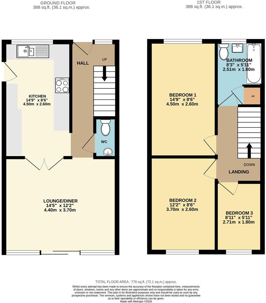 Miller Close, Kettering floorplan