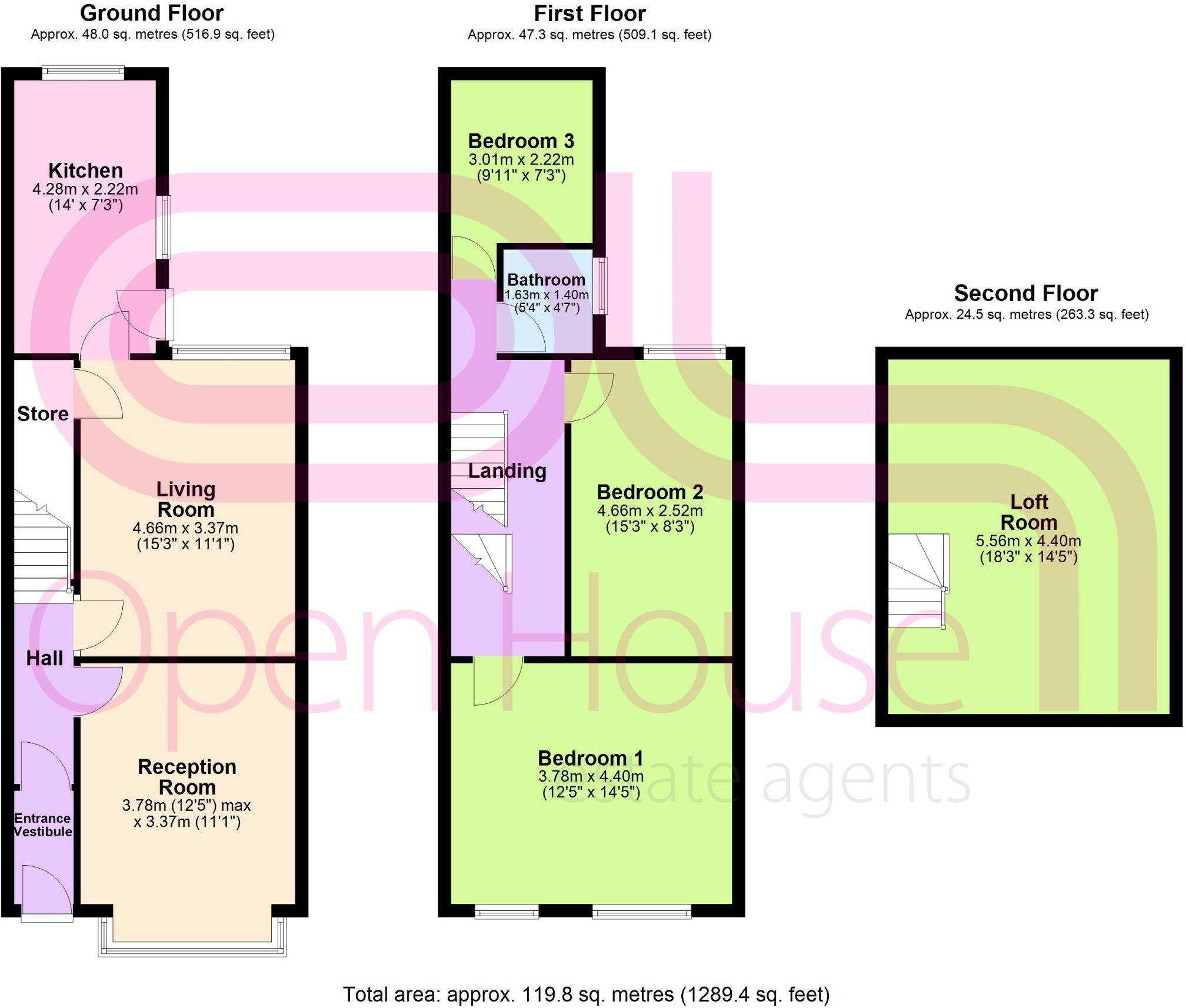Waverley Road, Bolton floorplan