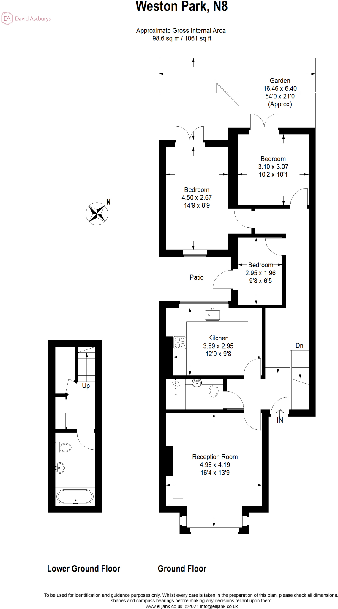 Weston Park, Crouch End N8 floorplan