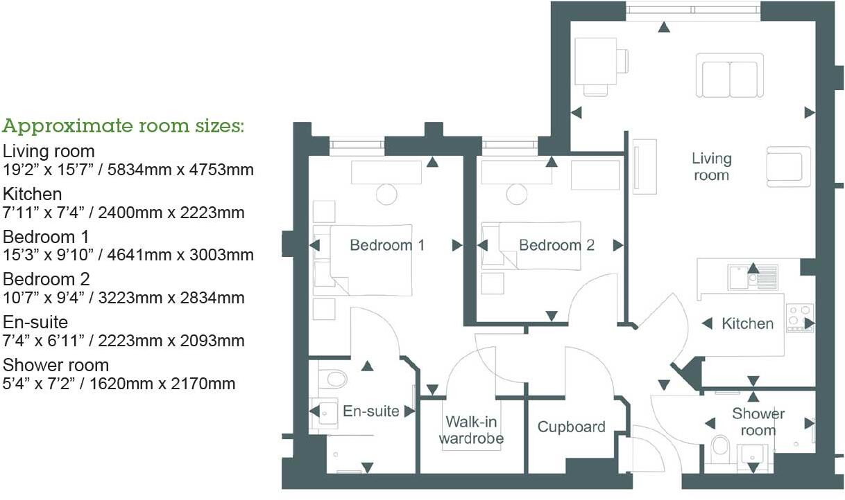 2a Addington Road Sanderstead, South Croydon, Greater London, CR2 8AX floorplan