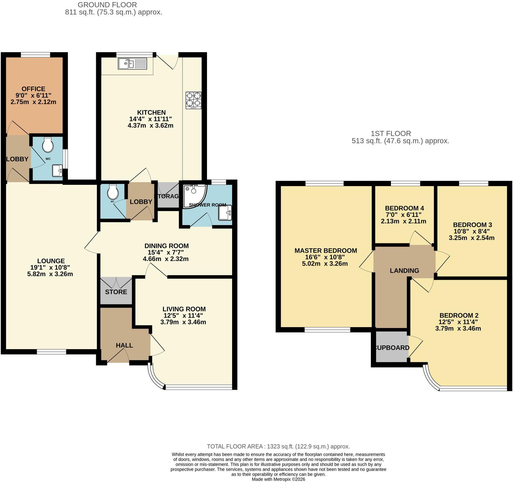 Glencoe Avenue, Leicester, LE4 floorplan