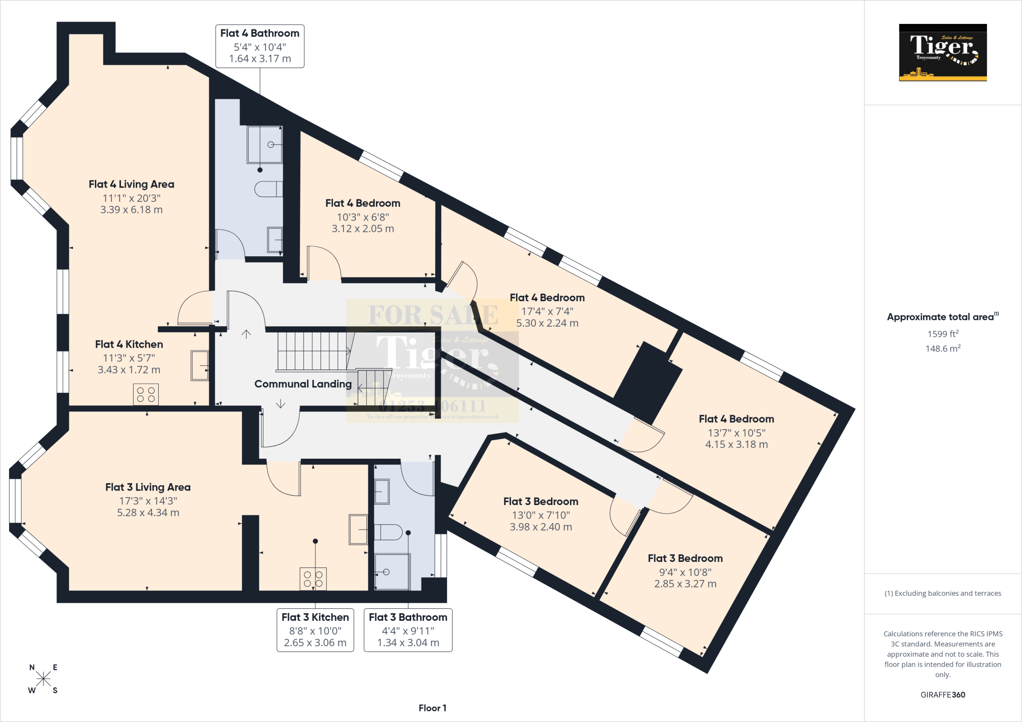 Lansdowne Place, Blackpool floorplan