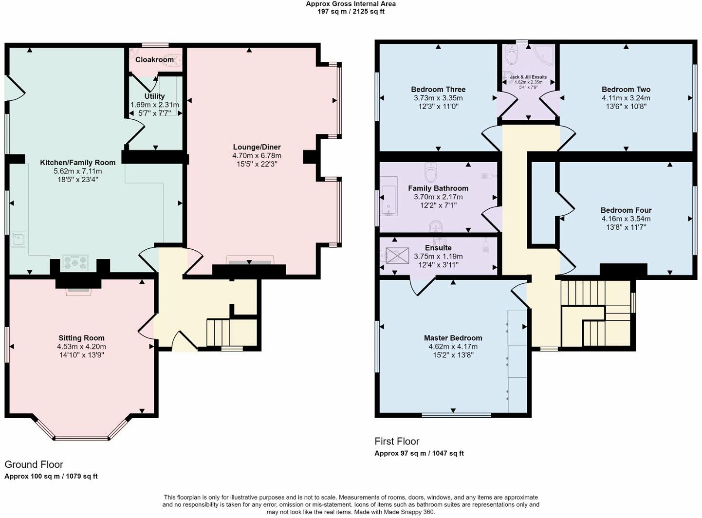 Linden Walk, Prestatyn, Denbighshire LL19 9EE floorplan
