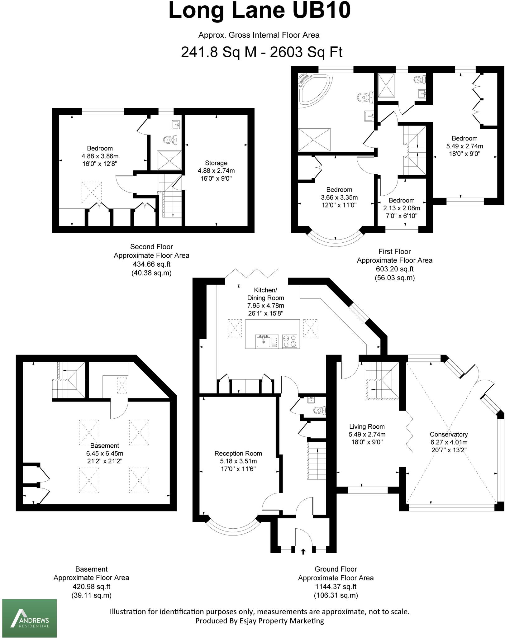 Long Lane, Hillingdon floorplan
