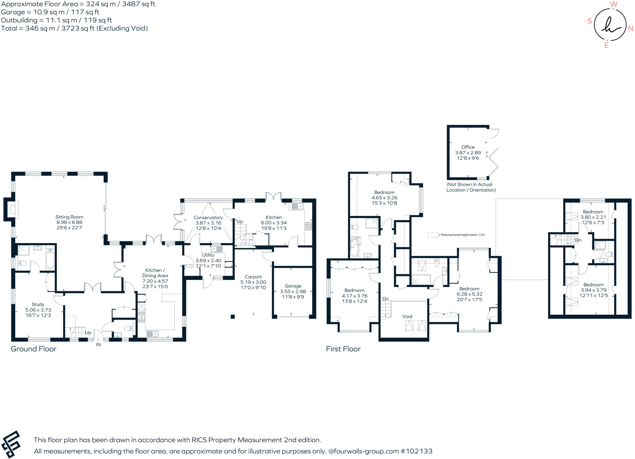 The Street, West Clandon, GU4 floorplan