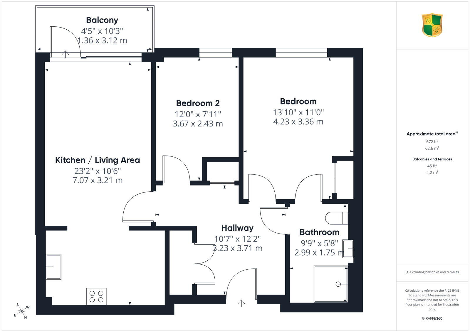 Highwood Mill, The Boulevard floorplan