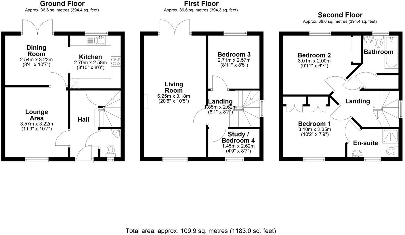 3 Bishops Drive floorplan