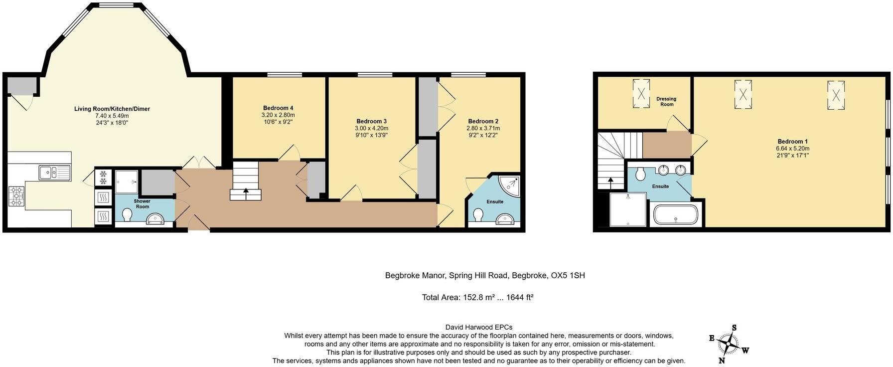 Begbroke Manor, Spring Hill Road, Begbroke OX5 floorplan