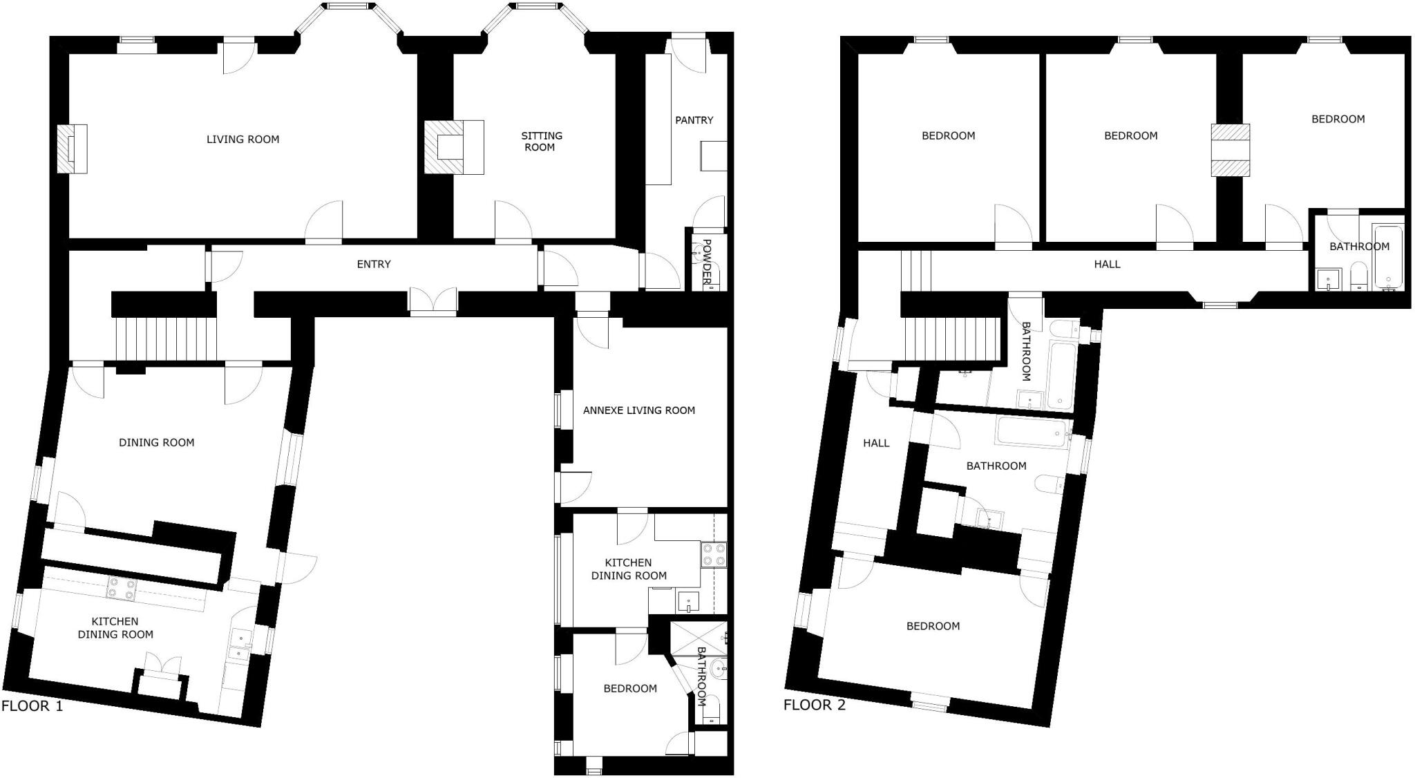 The White House, Long Marton, Appleby-in-Westmorland, Cumbria floorplan