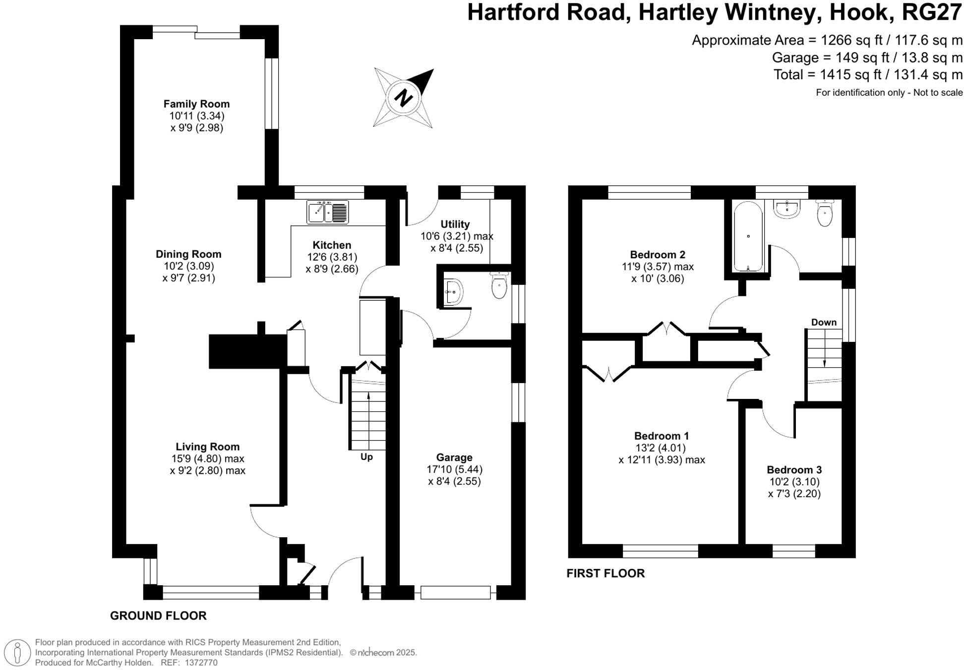 Hartford Road, Hartley Wintney, RG27 floorplan