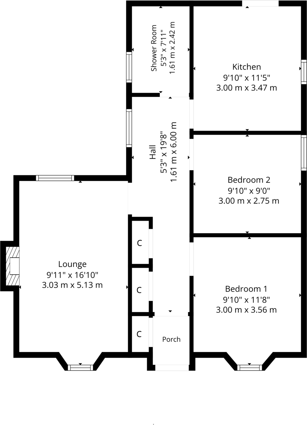 1 Canniesburn Square, Bearsden, G61 1QW floorplan