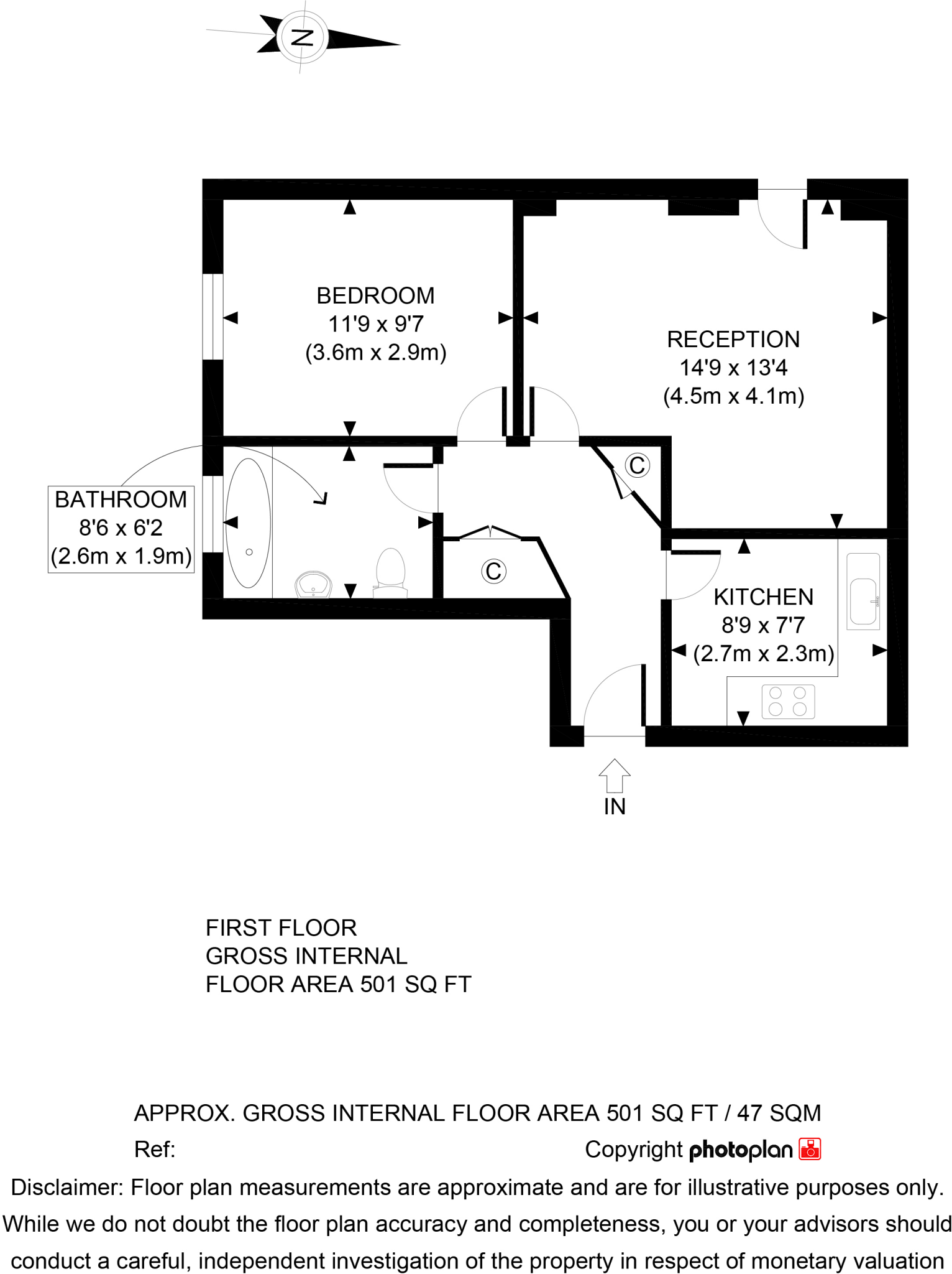 Archers Lodge, Bermondsey floorplan
