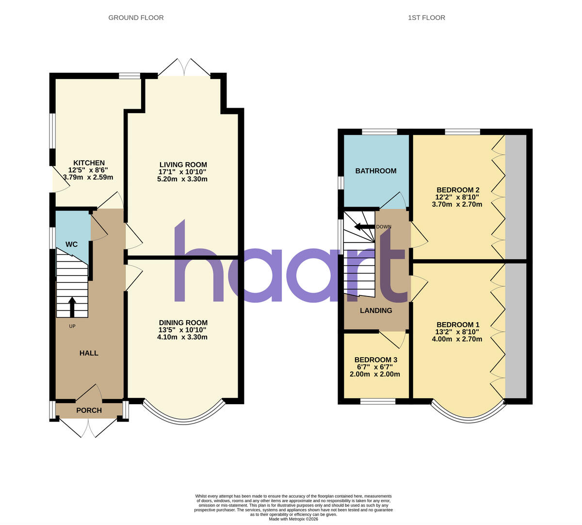 Grassington Road, Nottingham floorplan