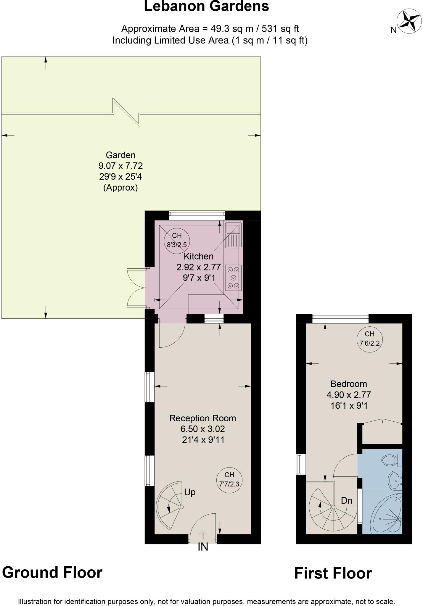 Lebanon Gardens, Southfields, SW18 floorplan