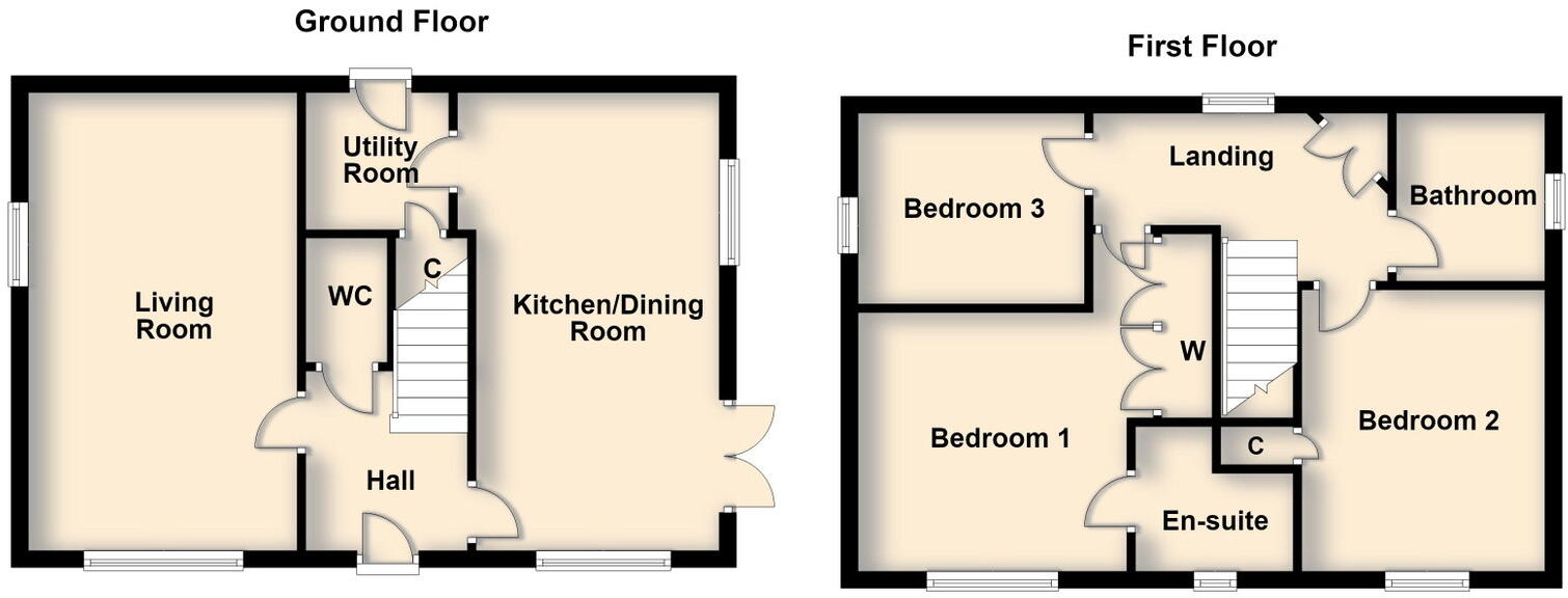Bantry Close, Market Harborough, LE16 9HJ floorplan