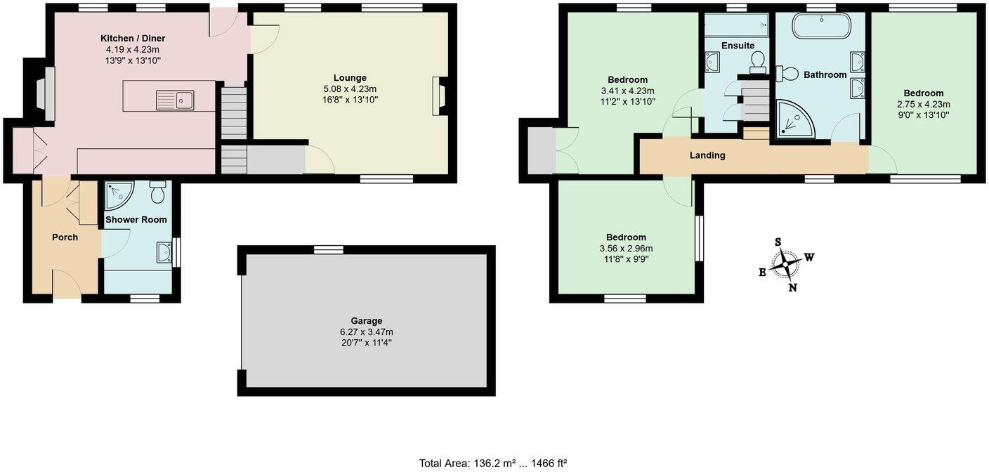 Silverlace Green, Benhall, Saxmundham, IP17 1JH floorplan