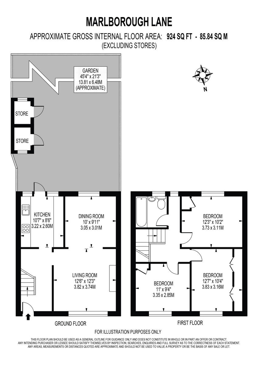 Marlborough Lane, Charlton floorplan