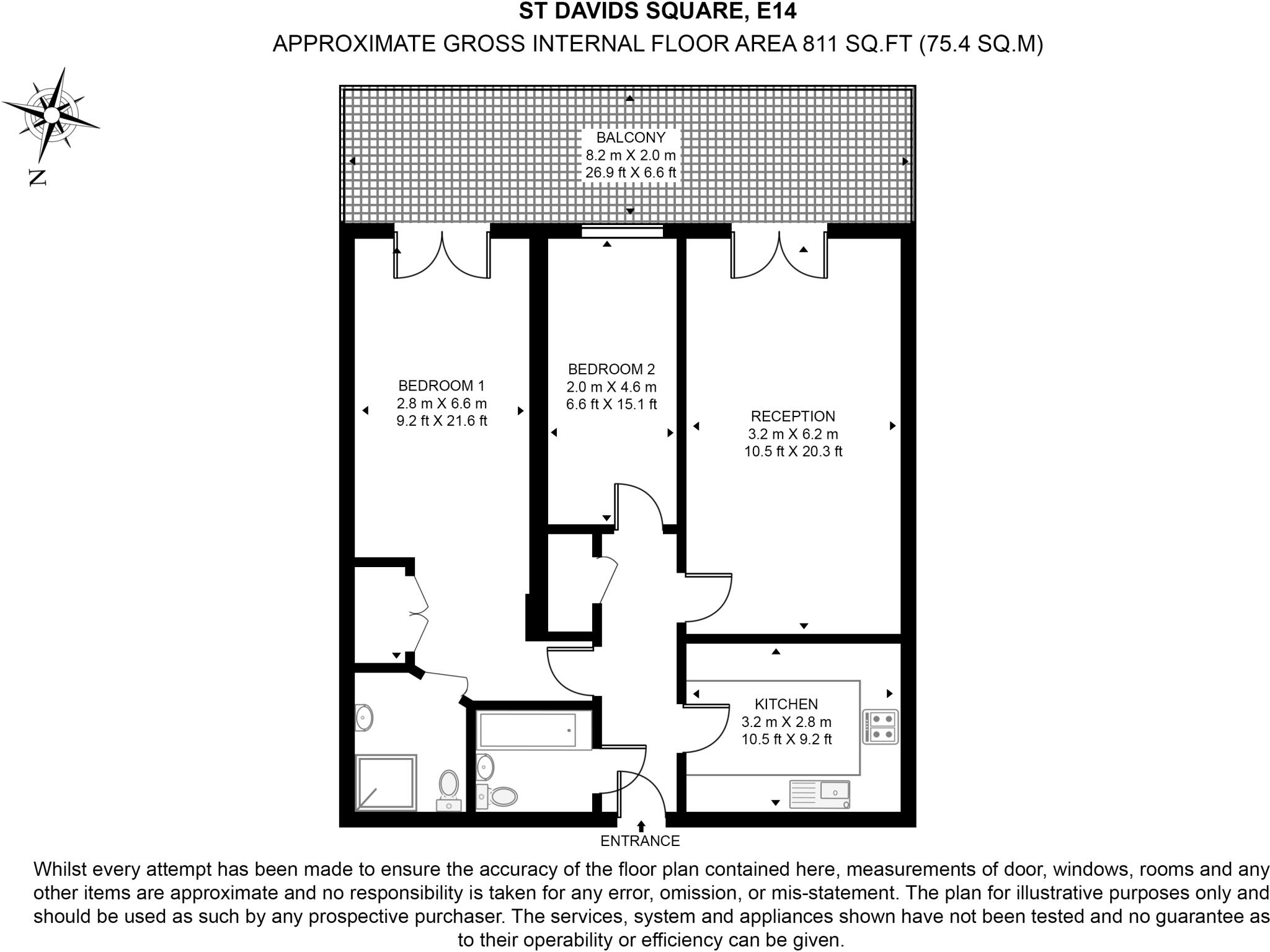 St Davids Square, Isle Of Dogs, London, E14 floorplan