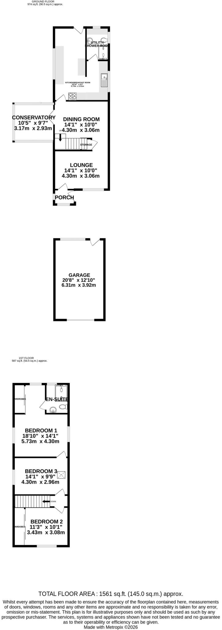 Nelson Road, Gillingham, ME7 floorplan