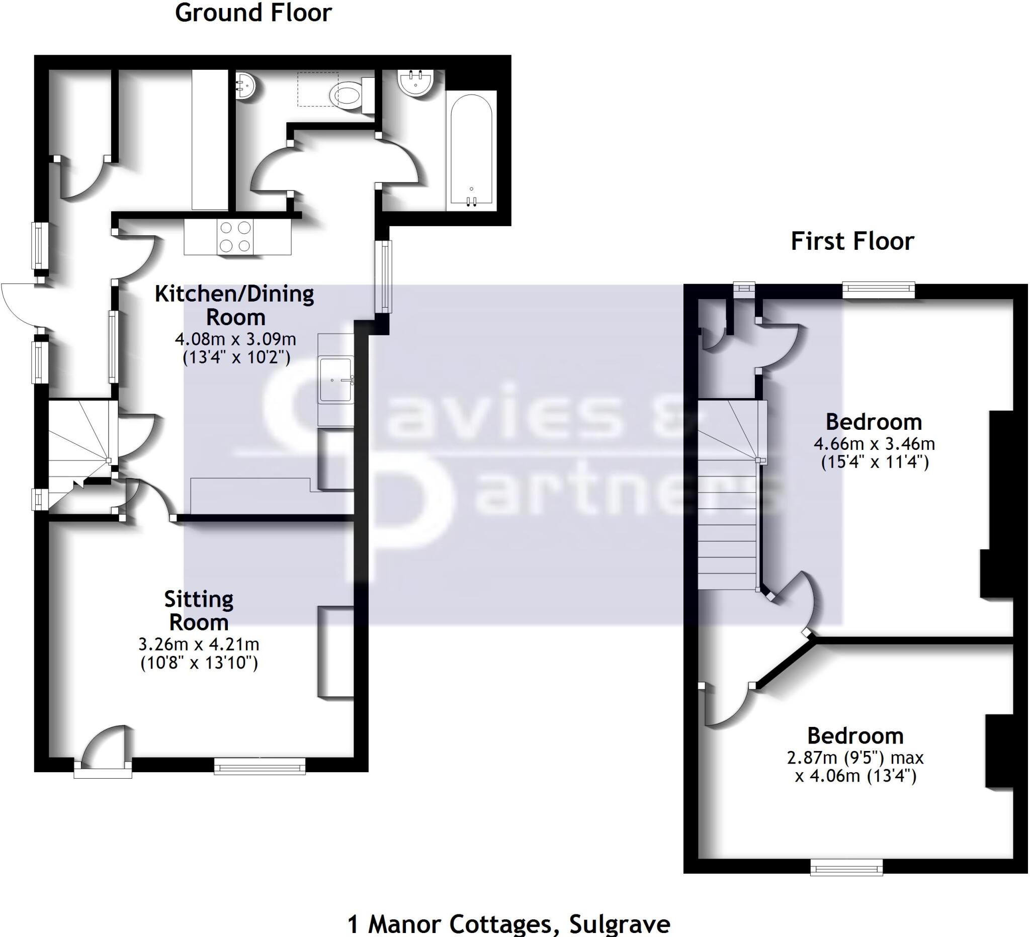 Manor Cottages, Manor Road floorplan