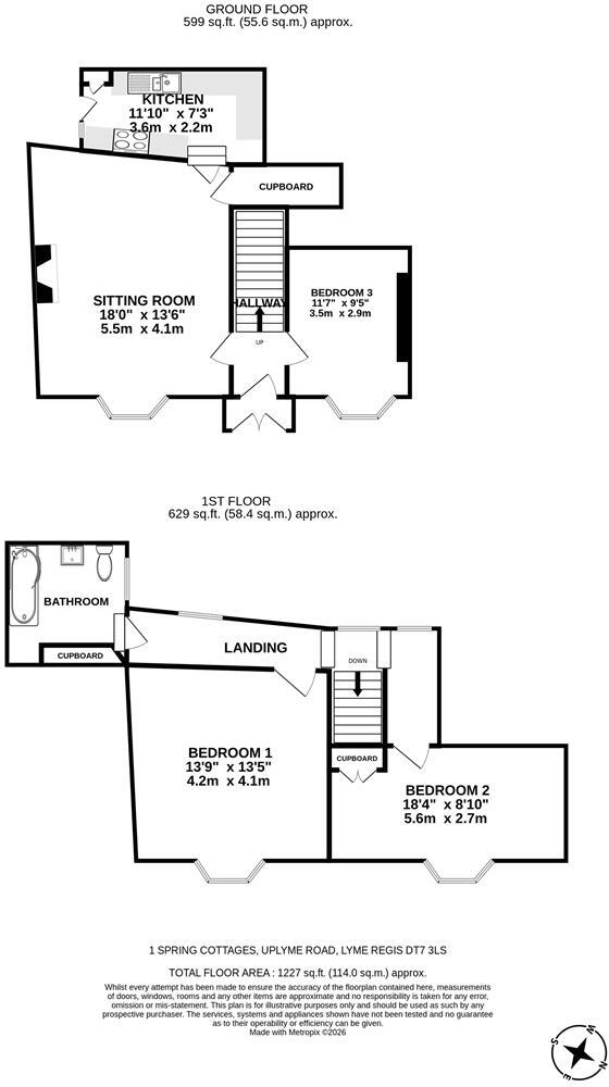 Uplyme Road, Lyme Regis floorplan