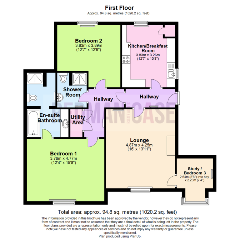Apt 2, Eastbank, New Church Road, Smithills. Bolton. BL1 5QP floorplan