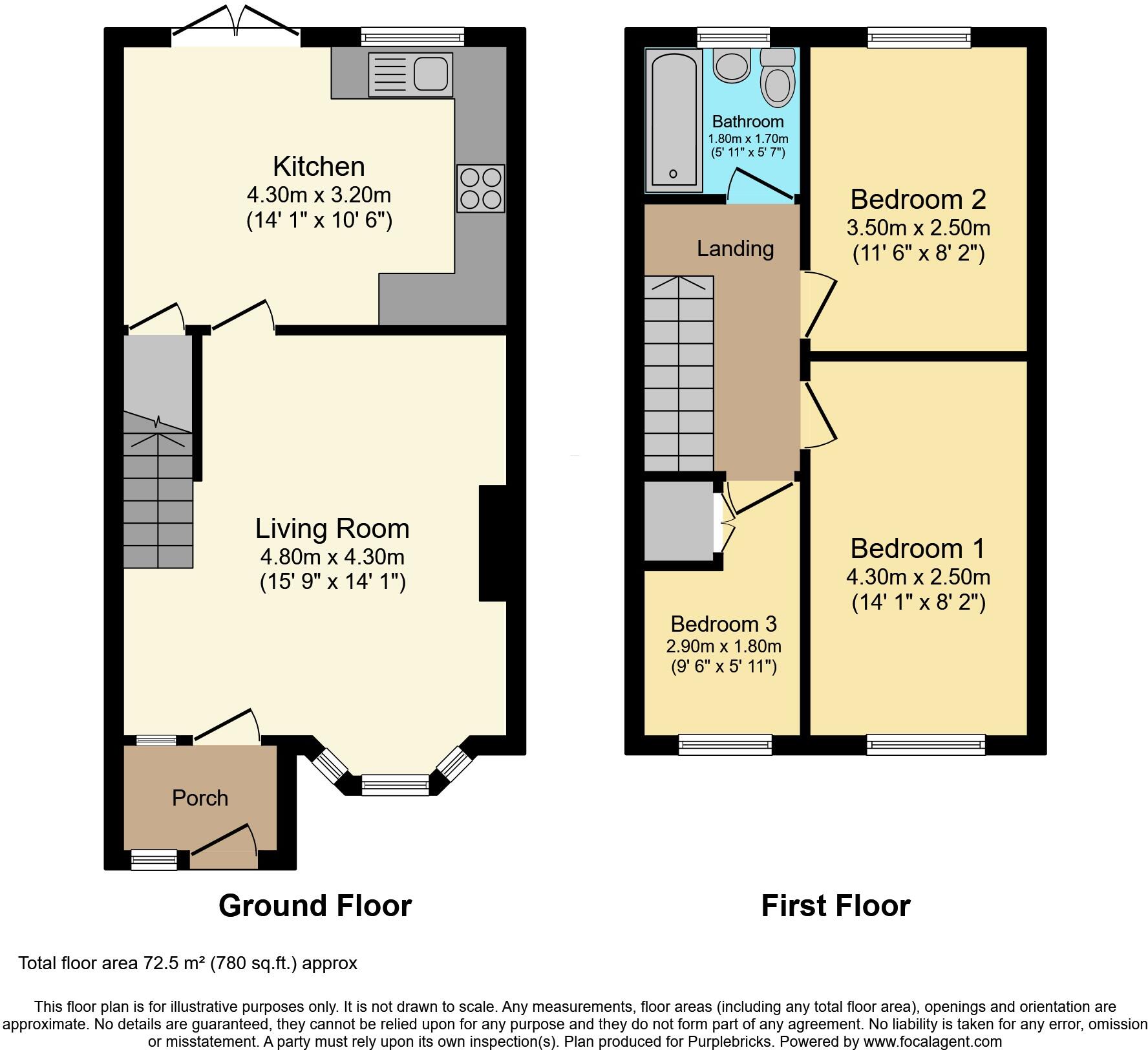Sutton Close, Macclesfield, SK11 floorplan