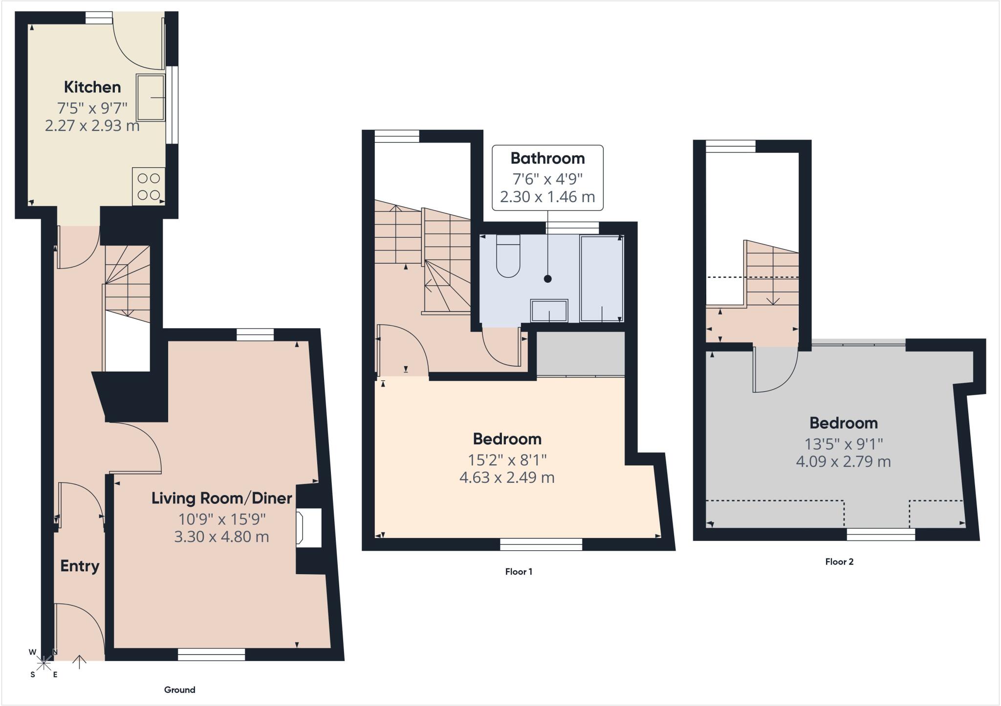 Park Street, Tiverton, Devon, EX16 floorplan