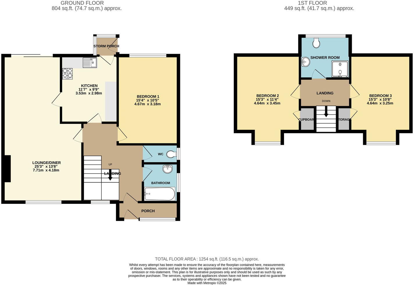 12, Brockton Gardens floorplan