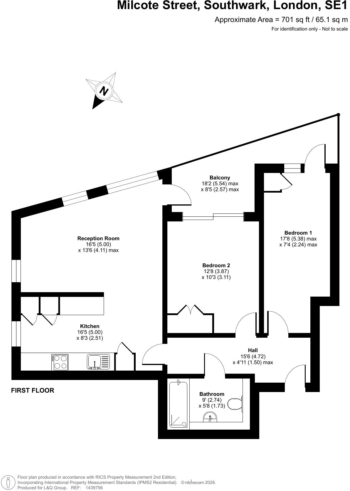 Milcote Street, London, SE1 0FH floorplan