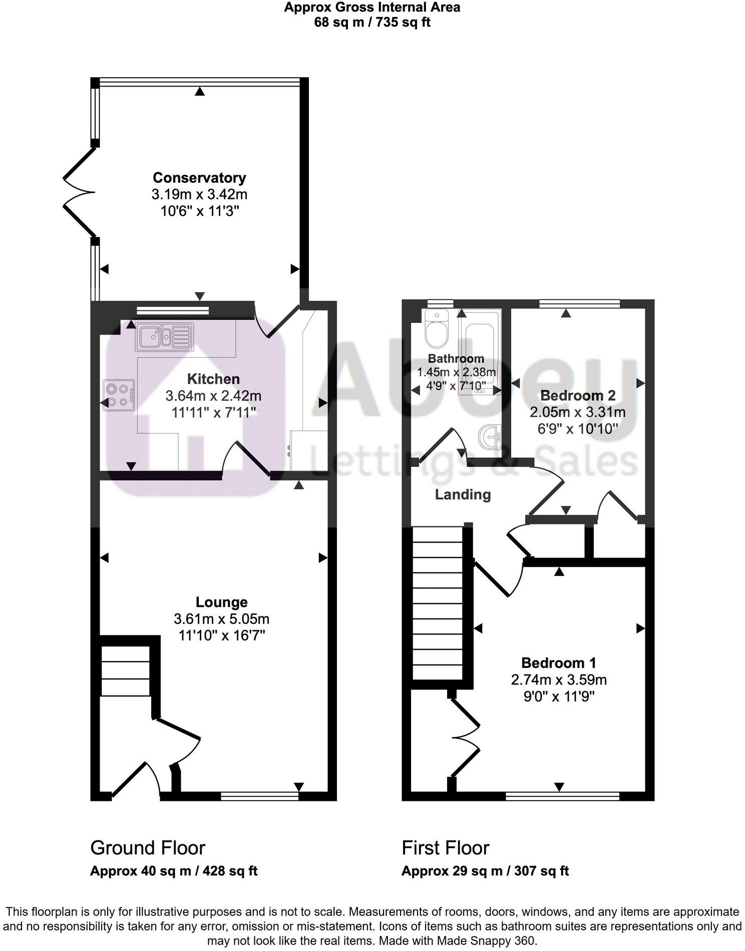 Bramham Close, Heathley Park, Leicester floorplan