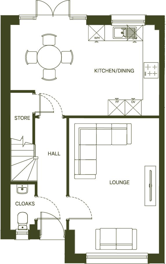 Trevalyn Place, Rossett, Wrexham floorplan