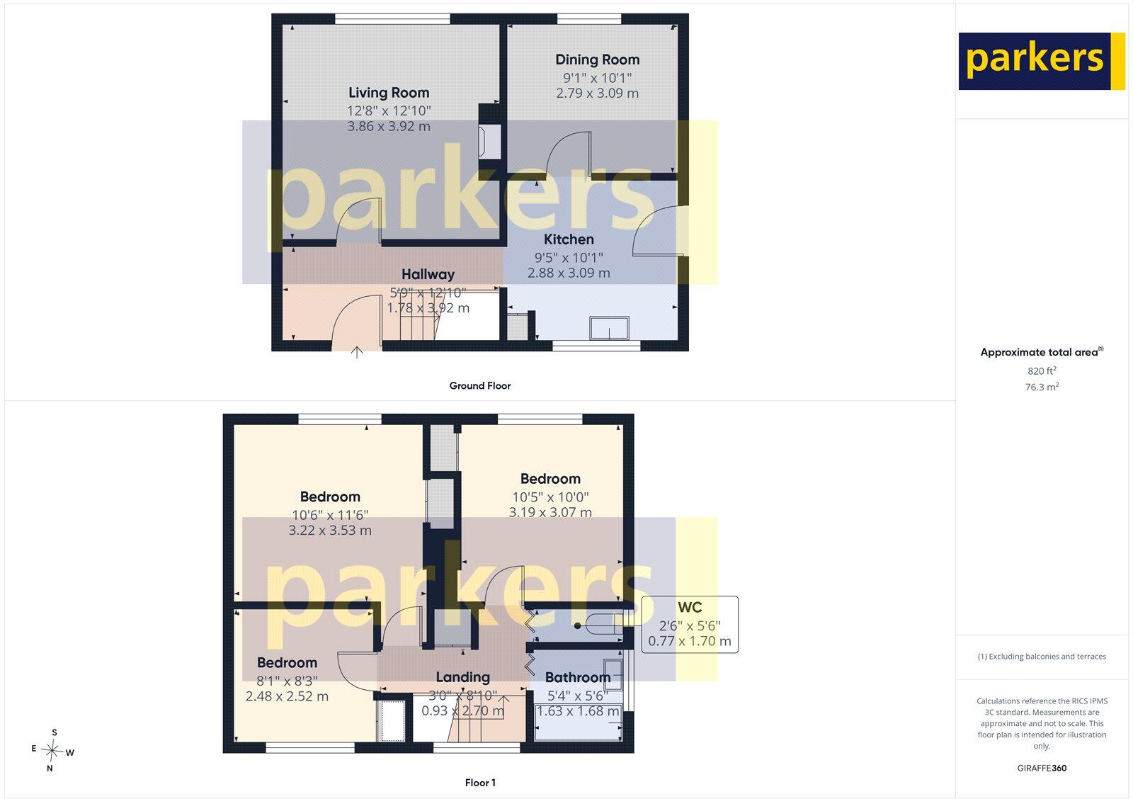 Hartland Road, Reading, Berkshire, RG2 floorplan