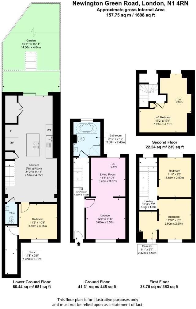 Newington Green Road, London, N1 floorplan